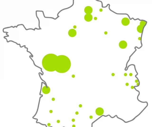 Carte des ELD en France