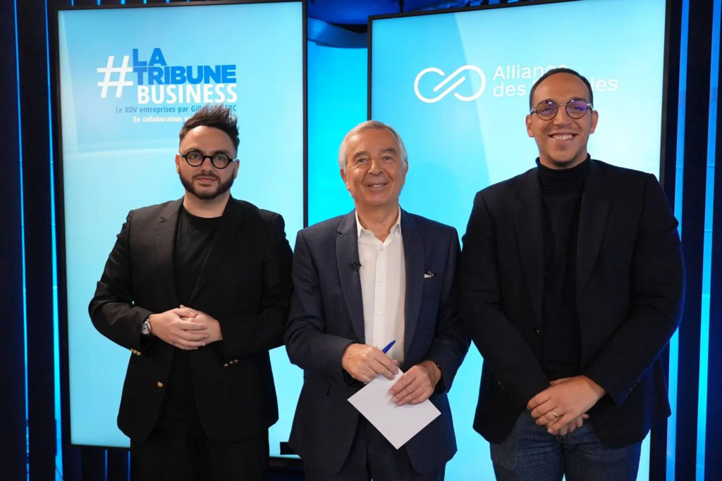 Photo des deux dirigeant d'Alliance des Énergie invités à la Tribune Buisness