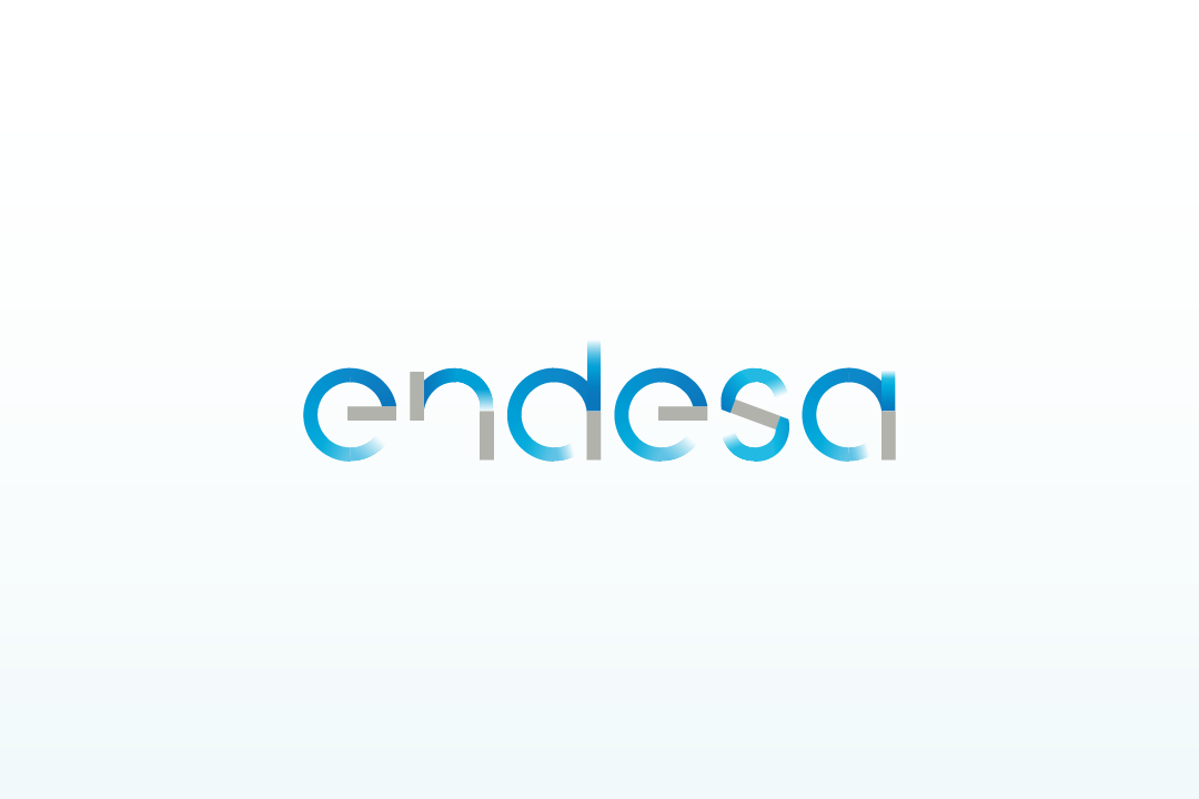 Logo Endesa, premier producteur d'électricité en Espagne