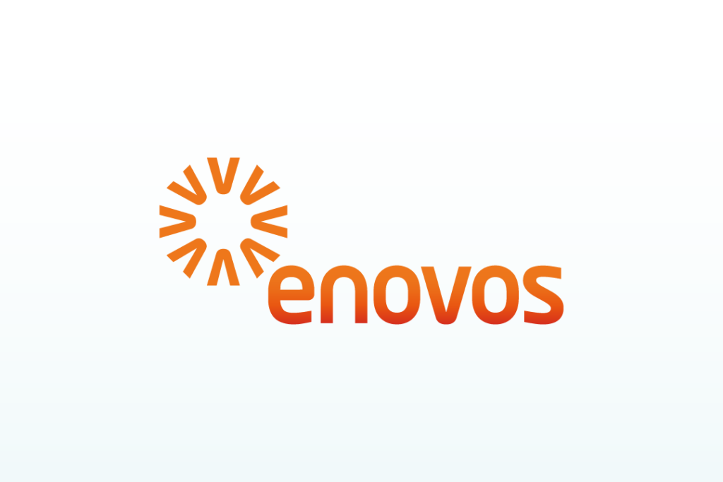 Logo Enovos, fournisseur d'énergie en Europe