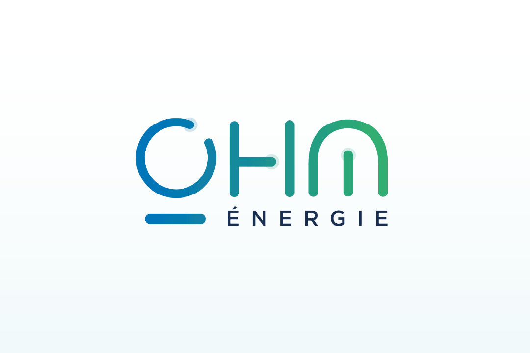 Logo OHM énergie, fournisseur d'énergie reconnu sur le marché français