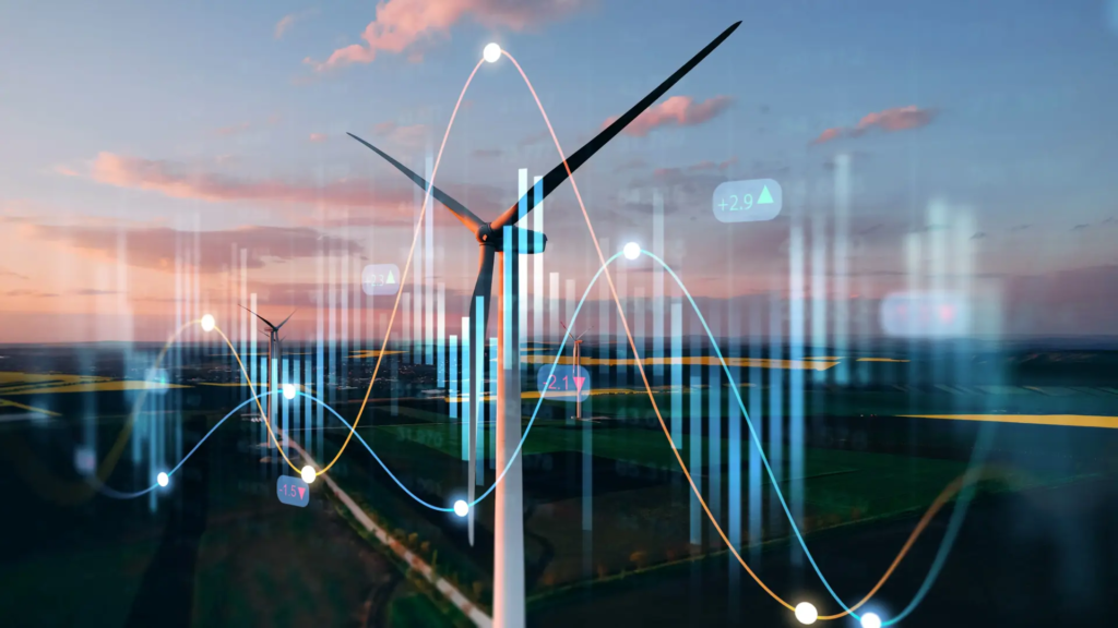 Mix énergétique français : évolution de la part des énergies renouvelables (éolien, solaire, hydraulique, biomasse).