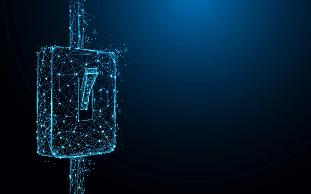 Interrupteur virtuel symbolisant la flexibilité du mécanisme de capacité, illustrant la possibilité pour les consommateurs de se connecter ou se déconnecter du réseau électrique selon les besoins.