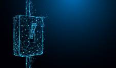 Interrupteur virtuel symbolisant la flexibilité du mécanisme de capacité, illustrant la possibilité pour les consommateurs de se connecter ou se déconnecter du réseau électrique selon les besoins.