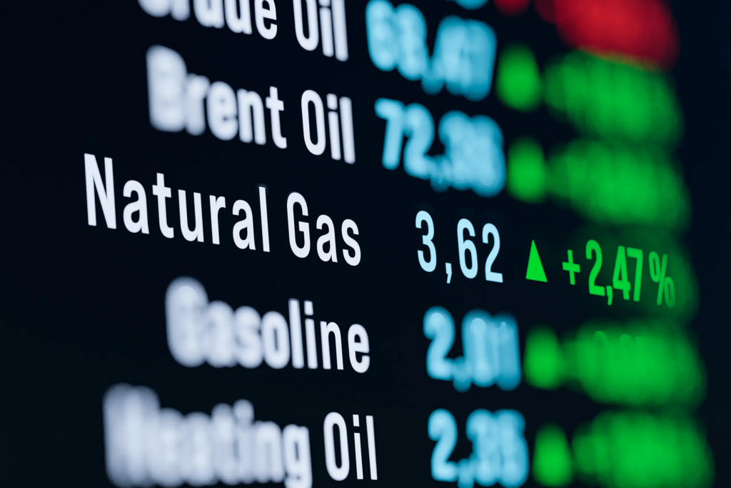 Cotation du prix du gaz naturel sur les marchés de l’énergie