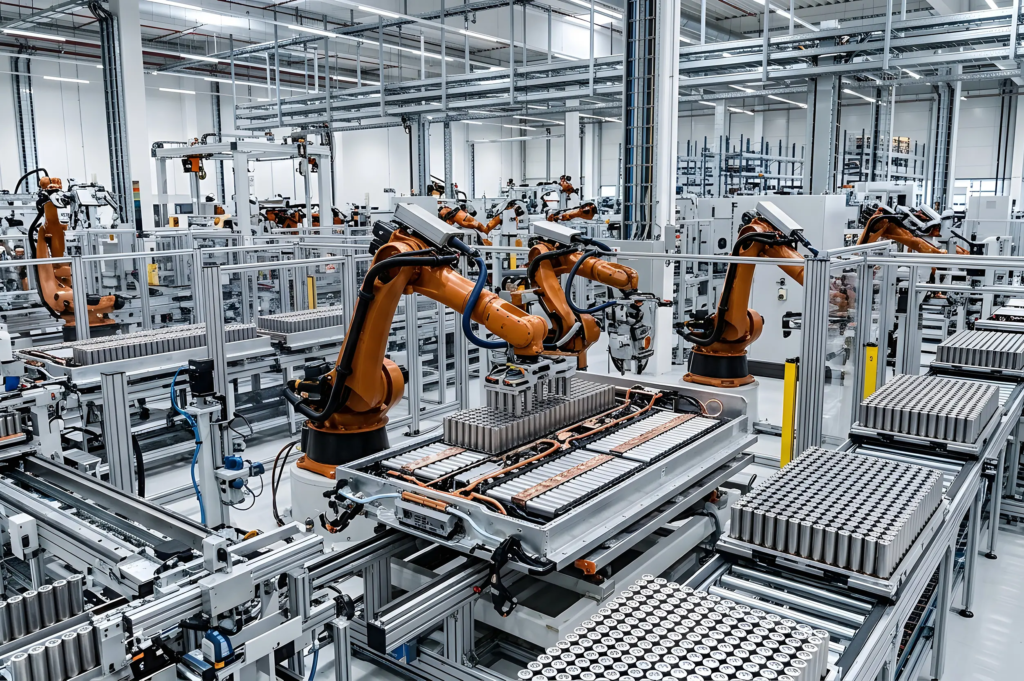 Atelier robotisé illustrant la nécessité d’une puissance souscrite adaptée